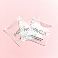 Pochette Ziplock en plastique dépoli mat, personnalisable avec logo, refermable, pour vêtements, bijoux et emballages cosmétiques – Direct Usine