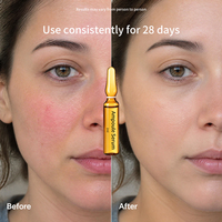 Ensemble de soins du visage OEM/ODM, sérum ampoule éclaircissant anti-rides avec nicotinamide, acide hyaluronique et vitamine C B3 pour les soins de la peau du visage