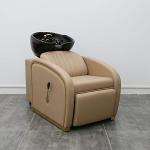 Sillón de Masaje para Champú de Alta Calidad al por Mayor, Cama de Champú Personalizable en Color para Salón con Tazón Negro - Product Image 5