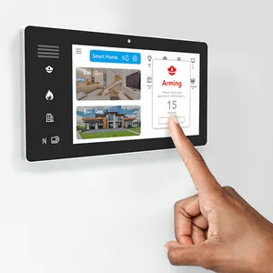Tablet de segurança zigbee, 8 '', painel de toque, onda z, controle tuya, casa inteligente, tela sensível ao toque, tablet pc android, tablet
