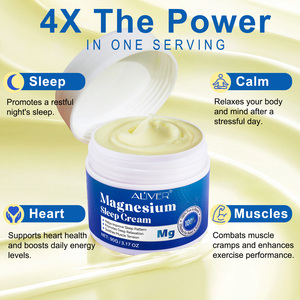 Crème de magnésium premium ALIVER <span class=keywords><strong>pour</strong></span> la relaxation corporelle, soutien du sommeil nocturne, lotion de magnésium pure <span class=keywords><strong>pour</strong></span> les muscles et les articulations - Product Image 3
