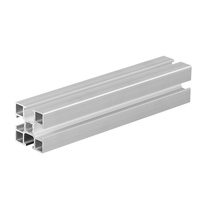 Profilé en aluminium léger industriel 4040 6063, matériau léger anodisé argenté pour établis simples avec traitement personnalisé