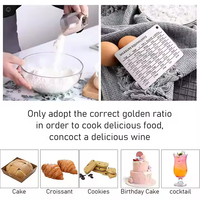 Cuillère à mesurer réglable pour la maison et la cuisine 2 pièces ensemble nouvelle tendance boutique en ligne Offre Spéciale Gadgets de cuisine cuillère à mesurer en plastique
