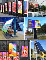 Affiche numérique LED double face en aluminium P3.076 P4 P5 avec ouverture latérale pour les routes commerciales et les arrière-plans de scène