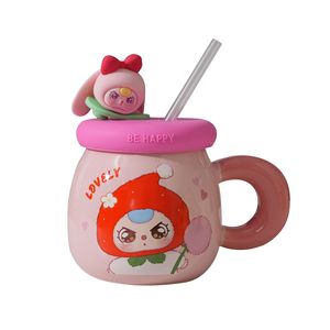 Tasse à eau de bureau en céramique de grande capacité avec cadeau d'affaires créatif de conception de cérémonie d'ouverture pour les enfants de trois ans - Product Image 6