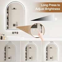Espejo de Baño con Iluminación LED de Tamaño Personalizado Moderno, Espejo de Pared Iluminado de Gran Tamaño para Uso en el Hogar u Hotel, Diseño Inteligente