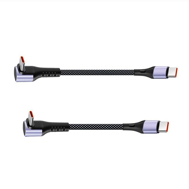 15CM 30CM Short Elbow Type C to USB C Cable Fast Charging