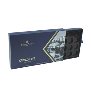 Boîte à chocolat personnalisée avec tiroir, emballage alimentaire de luxe en papier, boîtes à chocolat vides avec plateau - Product Image 1
