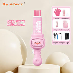 Baguettes à bulles de dinosaure, machine à bulles électrique automatique avec fumée magique, lumières colorées et musique, <span class=keywords><strong>jeu</strong></span> de bulles pour les fêtes - Product Image 4