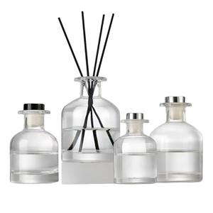 Factory Wholesale New Coming Glass <b>Reed</b> <b>Diffuser</b> <b>Bottle</b> with Lid Aromatherapy <b>Bottle</b> for Home Decoration - Product Image 2