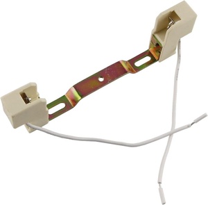 Support de lampe <span class=keywords><strong>R7S</strong></span> en céramique, double extrémité, pour tube halogène, tête de lampe, accessoire, support métallique, cadre tungstène, résistant aux hautes températures - Product Image 6
