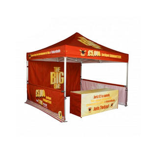 Grandes tentes d'exposition commerciale pop-up à impression personnalisée Sunshine, tente promotionnelle de stand portable de stockage extérieur - Product Image 1