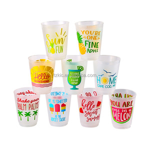 Gobelets d'<span class=keywords><strong>anniversaire</strong></span> en plastique givré personnalisés 16oz. Tasse de givre tasses incassables colorées - Product Image 5
