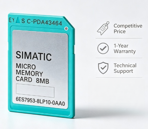 การ์ดหน่วยความจำ Siem Ens 6ES7953 ของแท้รุ่นใหม่ ความจุหลากหลาย สำหรับจัดเก็บข้อมูลอุตสาหกรรม สำรองโปรแกรม PLC S7-300 - Product Image 1