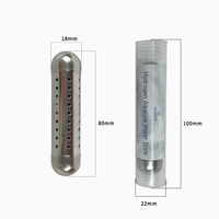 Bâtonnet purificateur d'eau alcaline riche en hydrogène, sans couture, court et épais, à ions négatifs ORP, pour l'eau potable