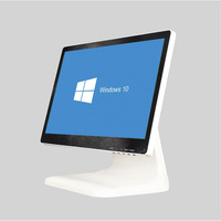 Nuevo Monitor de Pantalla Táctil Capacitiva de 10 Puntos con Carcasa de ABS+PC Blanca de 17.3 Pulgadas, Resolución de 1920x1080, Relación de Aspecto 16:9, USB Serial para
