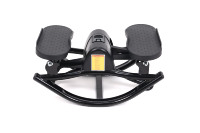 Mini stepper avec bandes de résistance, appareil de fitness compact à faible impact pour la maison