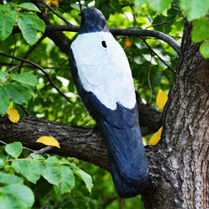 Décoy de chasse à l'oiseau corbeau réaliste en plastique PE pour appât de chasse - Product Image 1