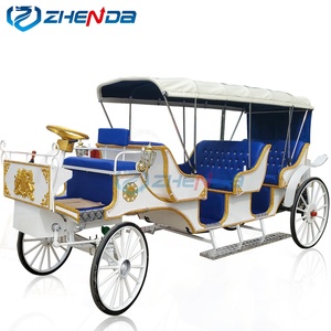 Carroza de Paseo Económica Zhenda sin Caballos para 6 Personas, Carroza Romántica para Bodas de Xuchang en Venta - Product Image 5