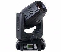 Projecteur LED motorisé GBR-GL300 300W avec zoom, angle de faisceau 8-40°, 7 couleurs, 8 gobos statiques/7 gobos rotatifs, prisme à 3 facettes, DMX 20/25