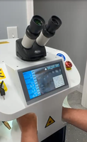 Laserlasmachine inclusief microscoop en CCD-camera Mini laserlasmachine voor sieraden CE FDA