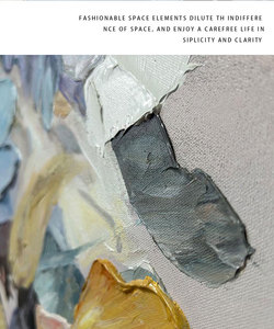 Fabbrica all'ingrosso di 100% ad alta trama opera d'arte fatta a mano soggiorno decorazione <span class=keywords><strong>realismo</strong></span> pittura a olio di fiori - Product Image 5