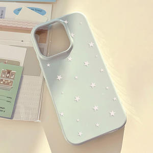 Funda para iPhone 17 Pro Max, estilo coreano, de silicona suave con diseño de estrella y orificio grande, resistente a caídas - Product Image 2