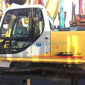 Moteur Isuzu d'origine japonaise de 12 tonnes pour excavatrice SH120 d'occasion, modèle 2022, avec pompe, prêt pour les travaux de construction et utilitaires - Product Image 3