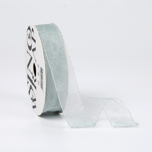 Pita benang Fishtail warna-warni kustom bahan DIY pita pernikahan tepi gelombang benang pita aksesori renda dengan tepi digulung - Product Image 5