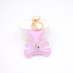 Porte-clés Ours Designer 2025 – Tendance et Mignon en Cuir pour Femme, Pendentif et Breloque de Sac de Luxe - Product Image 5
