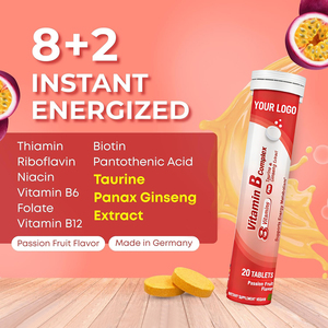 แท็บเล็ตปล่อยวิตามินบีจากธรรมชาติแท็บเล็ตให้พลังงานทันทีวิตามินบีจากโสมทอรีน - Product Image 6