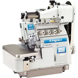 Kingtex Jahitan UH9083 Mesin Jahit Overlock Terpasang Pita Elastis Akurat