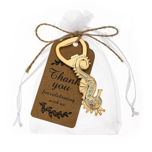 Ouvre-bouteille Seahorse en alliage de zinc, ouvre-bouteille pour bière, cadeau pour mariage, fête d'anniversaire - Product Image 2