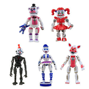 15cm di vendita calda 5 pezzi cinque notte 6 pollici <span class=keywords><strong>FNAF</strong></span> Action Figure con giocattoli leggeri regalo natale PVC Figure giocattoli - Product Image 1