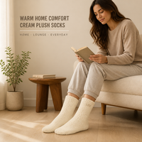 Chaussettes en peluche à motifs mignons, design personnalisé, chaussettes chaudes et douillettes pour la détente à la maison, cadeaux d'hiver et usage quotidien