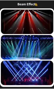 TULED Feixe de luz móvel 295 para palco, equipamento de palco com cabeça móvel 295W, equipamento para DJ Club, luz de feixe