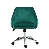 Top Fashion Modern Side Desk Vanity Chair Maille Pivotant réglable en tissu