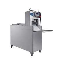 Machine à trancher la viande congelée électrique entièrement automatique industrielle chinoise italienne
