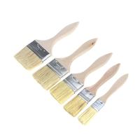 Pinceau de peinture décoratif PMS 2,5 pouces, manche en bois, pinceaux pour murs et meubles, pinceau de peinture professionnel pour murs