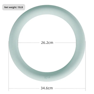 Wholesale Fitness Free <b>Weights</b> Power Ring Smooth Surface Silicone Yoga Pilates Weighted Rings - Product Image 3