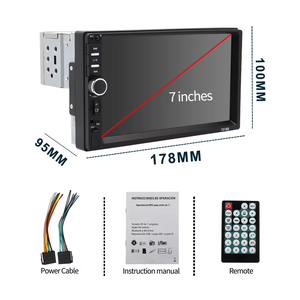 Reproductor MP5 para Auto de 7 Pulgadas 1 Din, Bluetooth, <span class=keywords><strong>MP4</strong></span>/MP5 Todo en Uno, Cámara de Reversa, Video para Auto 7018B - Product Image 3