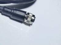 Câble de charge BEXKOM à angle de 90 degrés, 24V 5A, étanche IP67, avec interface de connexion circulaire, connecteur magnétique mâle vers femelle