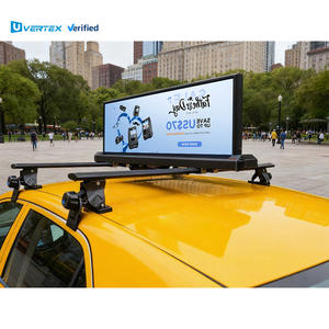 Panneau LED étanche extérieur double face pour <span class=keywords><strong>taxi</strong></span> P5 Écran supérieur de publicité pour <span class=keywords><strong>taxi</strong></span> Affichage LED pour voiture de <span class=keywords><strong>taxi</strong></span> - Product Image 2
