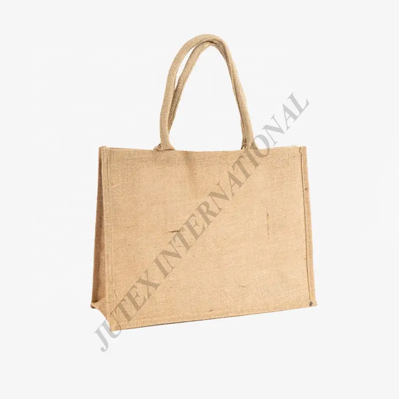 Hot Sale Umwelt freundliche Einkaufstasche mit benutzer definiertem Logo gedruckt Großhandel Günstiger Preis Jute Einkaufstasche aus Bangladesch