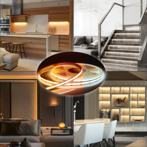 <span class=keywords><strong>Shenzhen</strong></span> Smart COB LED tira de luz DC24V blanco brillante 2700K 3000K 4000K 6000K color personalizado Flex COB tira de luz de techo - Product Image 6