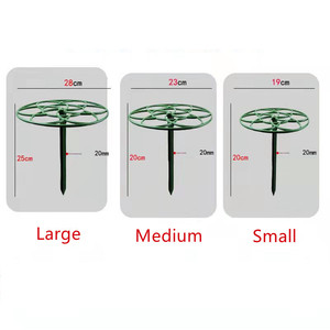 Großhandel Kunststoff Pfingstrosen käfige One Rod Bonsai unterstützt <span class=keywords><strong>Garten</strong></span> dekoration Pflanze Support Ring Hop - Product Image 3