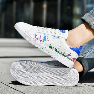 Zapatos Casuales Blancos Personalizados <span class=keywords><strong>2024</strong></span>, Transpirables, Antideslizantes, Ligeros, con Forro de Malla, para Estudiantes, Hombres y Mujeres, Primavera Invierno - Product Image 6