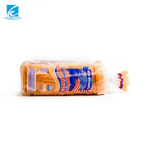 Bread Bag Plastic Biodegradable Customizable Logo Plastic Opp Label Baguette Toast Bread Bags With Windows