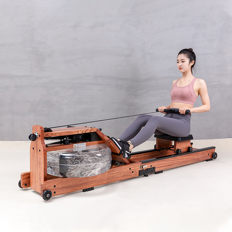 gym equipment water rowing machine foldable for home use