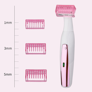 Resuxi LK200 Épilation pour Femmes Peau Sensible Épilation Indolore Bikini Tondeuse Électrique Rasoir Électrique pour Femmes Blanc Acier Inoxydable 5W - Product Image 4